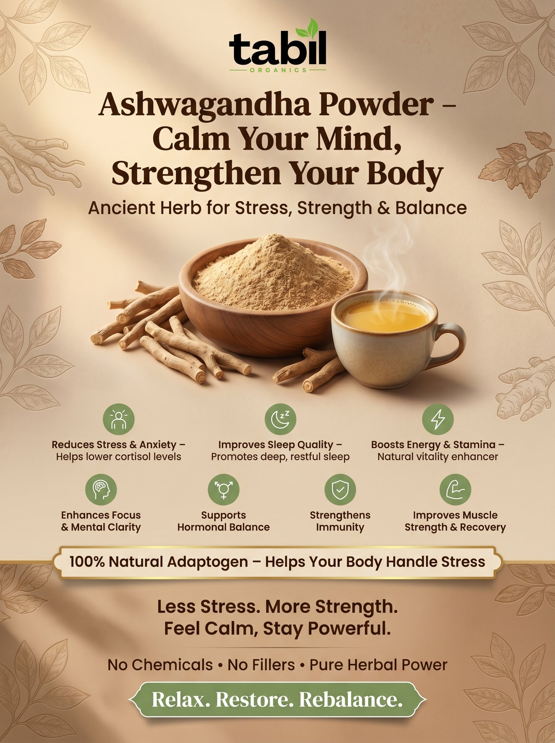 Ashwagandha Powder in Pakistan – Natural Stress Relief & Energy Support
