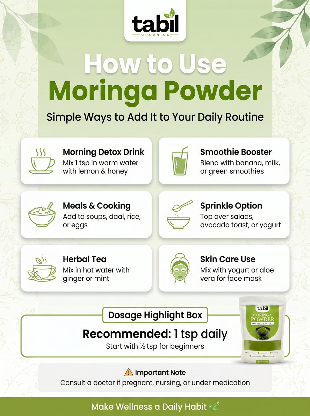 Moringa Powder in Pakistan – Nature’s Multivitamin for Daily Wellness